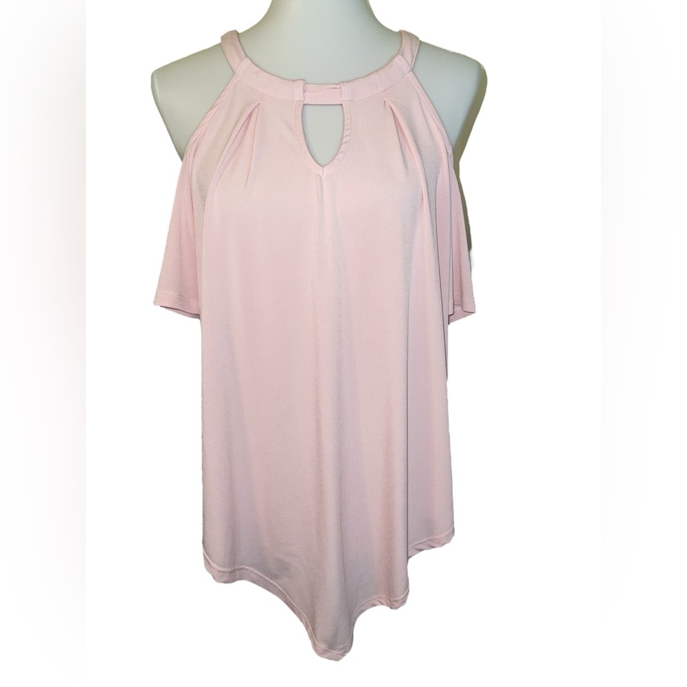 torrid Pink Cold Shoulder Top Size 0